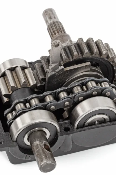 gear-reducer-with-chain-drive-isolated-on-white-b-2024-10-18-03-24-46-utc